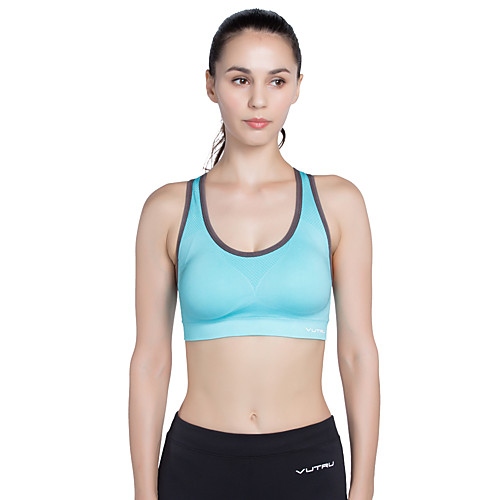 Women's Sports Bra Sports Bra Top Running Bra Seamless Spandex Yoga Running Quick Dry Padded Medium Support Sky Blue Rose Red
Women's Sports Bra Sports Bra Top Running Bra Seamless Spandex Yoga Running Quick Dry Padded Medium Support Sky Blue Rose Red