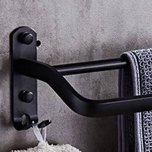 Towel Bar New Design / Cool Modern Stainless Steel / Iron 1pc Double Wall Mounted
Towel Bar New Design / Cool Modern Stainless Steel / Iron 1pc Double Wall Mounted