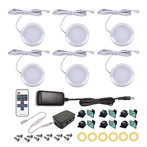 6 Pack 12W Black Cord silvery Aluminum Kitchen Under Cabinet Lighting for Counter Closet Furniture LED Lighting with Dimmable RF Remote Control EU/US 12V2A Power
6 Pack 12W Black Cord silvery Aluminum Kitchen Under Cabinet Lighting for Counter Closet Furniture LED Lighting with Dimmable RF Remote Control EU/US 12V2A Power