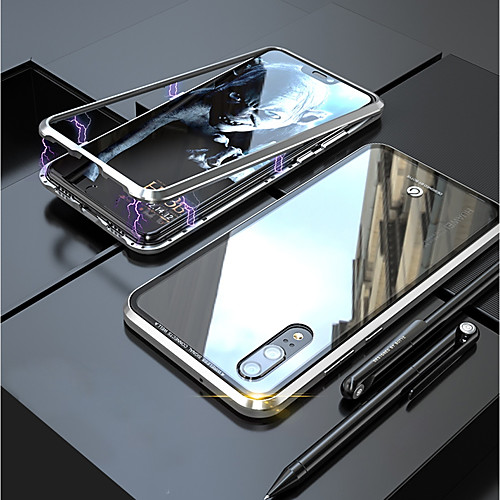 Кейс для Назначение Huawei P20 / P20 Pro Магнитный Чехол Однотонный Твердый Закаленное стекло для Huawei P20 / Huawei P20 Pro 
Кейс для Назначение Huawei P20 / P20 Pro Магнитный Чехол Однотонный Твердый Закаленное стекло для Huawei P20 / Huawei P20 Pro