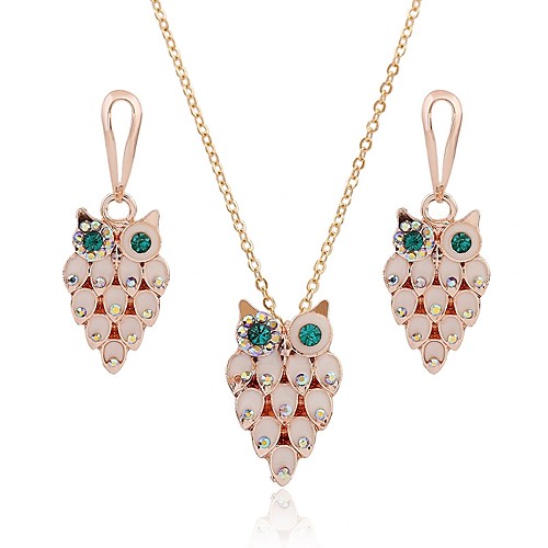 Women's Drop Earrings Necklace Classic Owl Ladies Stylish Rhinestone Earrings Jewelry Gold For Daily
Women's Drop Earrings Necklace Classic Owl Ladies Stylish Rhinestone Earrings Jewelry Gold For Daily