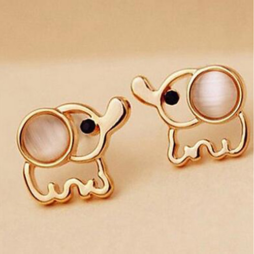 Women's Stud Earrings Hollow Out Elephant Ladies Simple Earrings Jewelry Gold For Daily 1 Pair
Women's Stud Earrings Hollow Out Elephant Ladies Simple Earrings Jewelry Gold For Daily 1 Pair