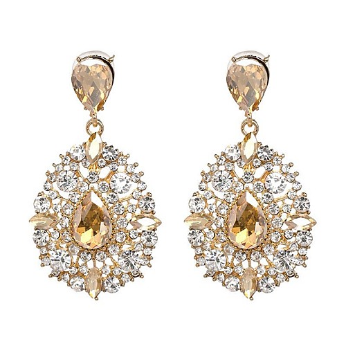 Women's Drop Earrings Classic Pear Ladies Stylish Classic Earrings Jewelry Champagne For Wedding Daily Masquerade Engagement Party Prom Promise 1 Pair
Women's Drop Earrings Classic Pear Ladies Stylish Classic Earrings Jewelry Champagne For Wedding Daily Masquerade Engagement Party Prom Promise 1 Pair