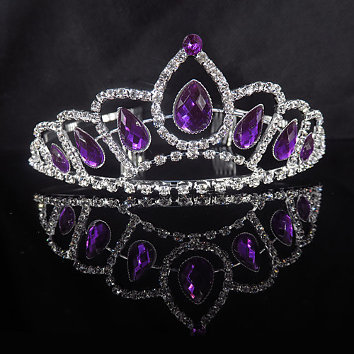 Cubic Zirconia / Alloy Tiaras with Crystals 1 PC Wedding / Special Occasion Headpiece
Cubic Zirconia / Alloy Tiaras with Crystals 1 PC Wedding / Special Occasion Headpiece