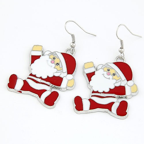 Women's Drop Earrings Classic Santa Suits Ladies Sweet Earrings Jewelry Black / Red For Christmas 1 Pair
Women's Drop Earrings Classic Santa Suits Ladies Sweet Earrings Jewelry Black / Red For Christmas 1 Pair