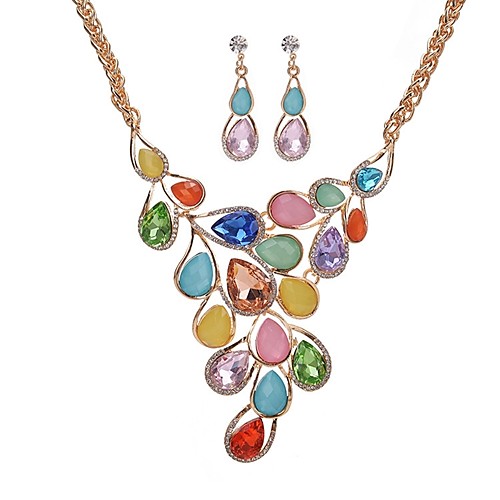 Women's Cubic Zirconia Necklace Earrings Hollow Out Rainbow Pear Ladies Stylish Classic Earrings Jewelry Rainbow For Party Birthday 1 set
Women's Cubic Zirconia Necklace Earrings Hollow Out Rainbow Pear Ladies Stylish Classic Earrings Jewelry Rainbow For Party Birthday 1 set