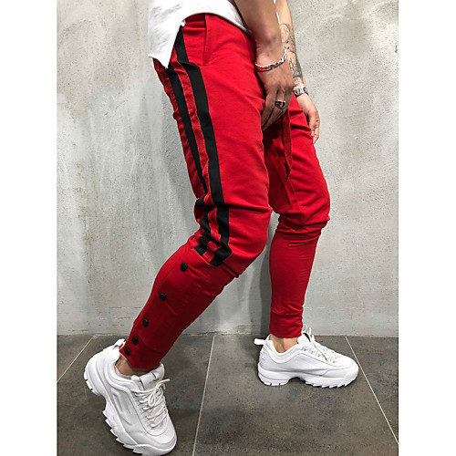 Men's Basic / Street chic Daily Sports Harem / wfh Sweatpants Pants - Striped / Color Block Black & Red / Black & White, Drawstring Black Red Yellow XL XXL XXXL
Men's Basic / Street chic Daily Sports Harem / wfh Sweatpants Pants - Striped / Color Block Black & Red / Black & White, Drawstring Black Red Yellow XL XXL XXXL