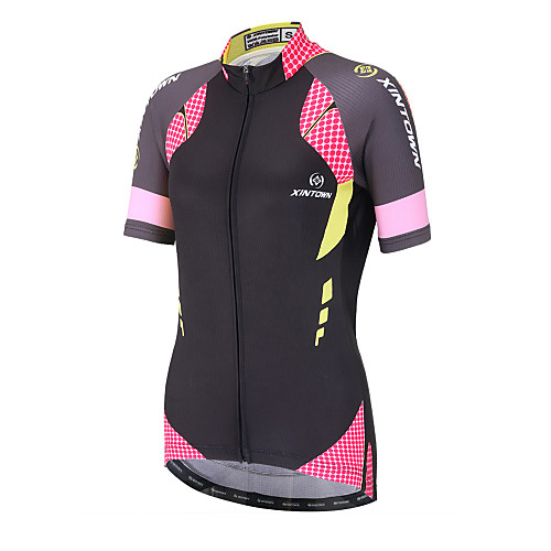 XINTOWN Women's Short Sleeve Cycling Jersey Black / Pink Polka Dot Plus Size Bike Top Mountain Bike MTB Road Bike Cycling Breathable Quick Dry Back Pocket Sports Clothing Apparel / Stretchy
XINTOWN Women's Short Sleeve Cycling Jersey Black / Pink Polka Dot Plus Size Bike Top Mountain Bike MTB Road Bike Cycling Breathable Quick Dry Back Pocket Sports Clothing Apparel / Stretchy