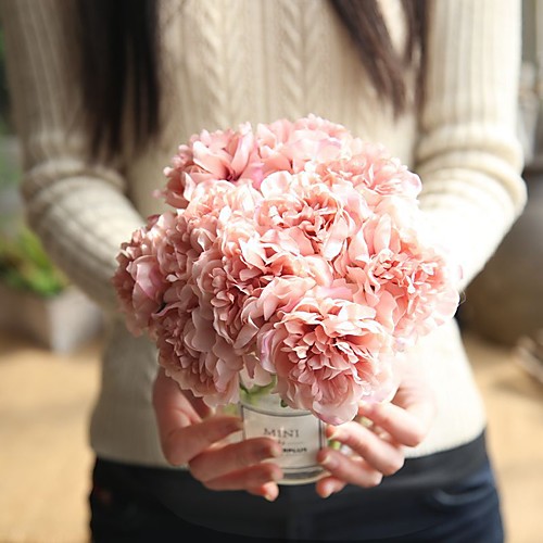 Peony Flower Bunch Artificial Flower Home Decoration Wedding Fake Flower 5 Bouquet 1426cm
Peony Flower Bunch Artificial Flower Home Decoration Wedding Fake Flower 5 Bouquet 1426cm