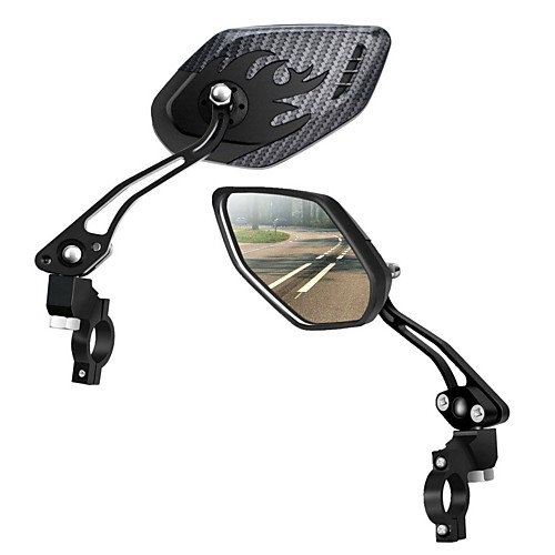 Rear View Mirror Handlebar Bike Rear View Mirror Cycling Adjustable / Retractable Mirror Cycling Bicycle motorcycle Bike Aluminium Alloy ABS Black 2 pcs Road Bike Mountain Bike MTB Motobike
Rear View Mirror Handlebar Bike Rear View Mirror Cycling Adjustable / Retractable Mirror Cycling Bicycle motorcycle Bike Aluminium Alloy ABS Black 2 pcs Road Bike Mountain Bike MTB Motobike