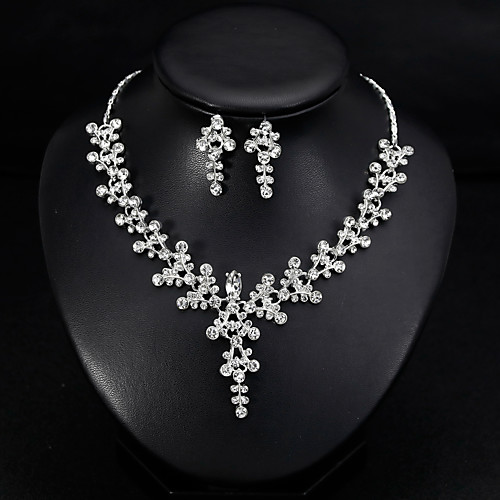 Women's Jewelry Set Bridal Jewelry Sets Cut Out Flower Precious Fashion Silver Plated Earrings Jewelry Silver For Christmas Wedding Halloween Party Evening Gift 1 set
Women's Jewelry Set Bridal Jewelry Sets Cut Out Flower Precious Fashion Silver Plated Earrings Jewelry Silver For Christmas Wedding Halloween Party Evening Gift 1 set