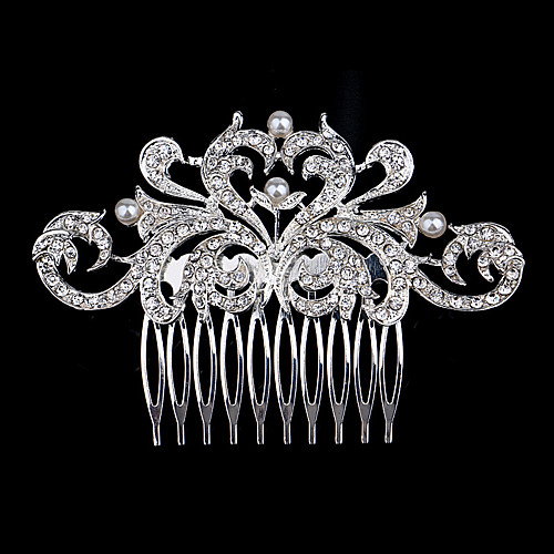 Alloy Hair Combs / Hair Tool with Crystal / Rhinestone 1 Piece Wedding / Special Occasion Headpiece
Alloy Hair Combs / Hair Tool with Crystal / Rhinestone 1 Piece Wedding / Special Occasion Headpiece