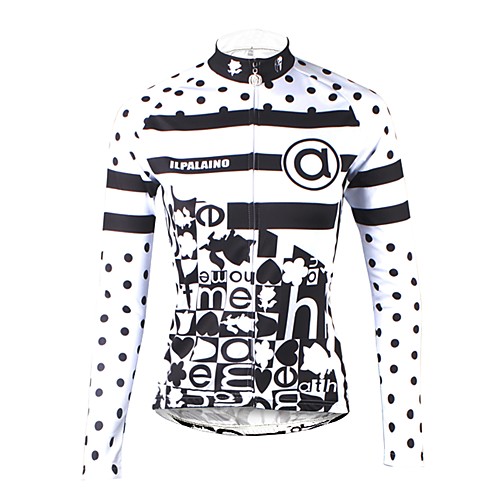 ILPALADINO Women's Long Sleeve Cycling Jersey Winter Fleece Elastane White Polka Dot Stripes Bike Jersey Top Mountain Bike MTB Road Bike Cycling Thermal Warm Fleece Lining Ultraviolet Resistant Sports
ILPALADINO Women's Long Sleeve Cycling Jersey Winter Fleece Elastane White Polka Dot Stripes Bike Jersey Top Mountain Bike MTB Road Bike Cycling Thermal Warm Fleece Lining Ultraviolet Resistant Sports