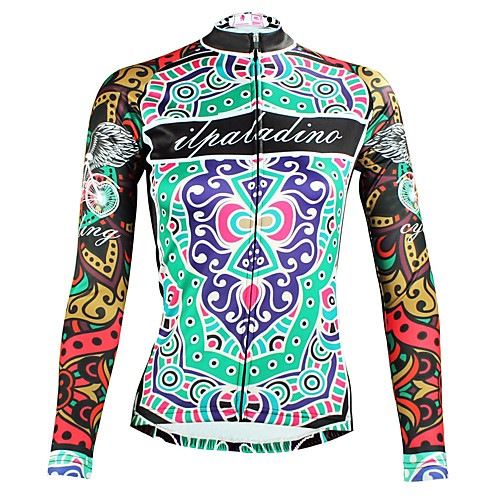 ILPALADINO Women's Long Sleeve Cycling Jersey Winter Elastane Green Floral Botanical Bike Top Mountain Bike MTB Road Bike Cycling Ultraviolet Resistant Quick Dry Breathable Sports Clothing Apparel
ILPALADINO Women's Long Sleeve Cycling Jersey Winter Elastane Green Floral Botanical Bike Top Mountain Bike MTB Road Bike Cycling Ultraviolet Resistant Quick Dry Breathable Sports Clothing Apparel