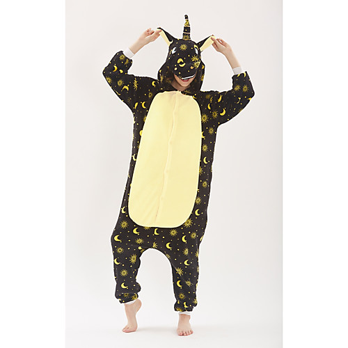Adults' Kigurumi Pajamas Unicorn Anime Pony Onesie Pajamas polyester fibre Black Cosplay For Men and Women Animal Sleepwear Cartoon Festival / Holiday Costumes
Adults' Kigurumi Pajamas Unicorn Anime Pony Onesie Pajamas polyester fibre Black Cosplay For Men and Women Animal Sleepwear Cartoon Festival / Holiday Costumes