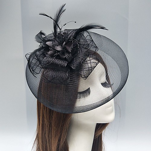 Feather / Net Fascinators / Headpiece with Feather / Floral / Flower 1pc Wedding / Special Occasion Headpiece
Feather / Net Fascinators / Headpiece with Feather / Floral / Flower 1pc Wedding / Special Occasion Headpiece