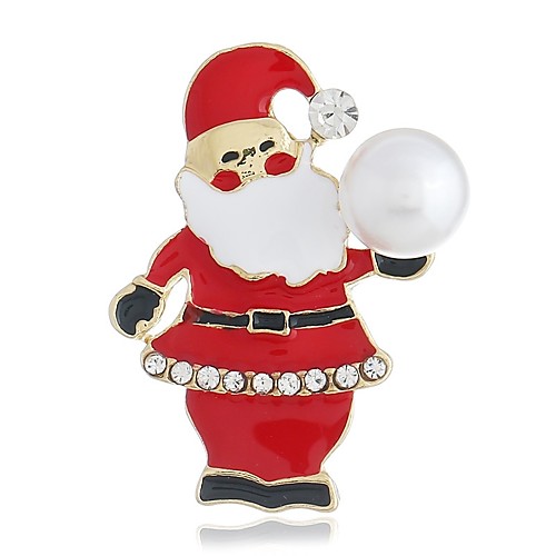 Women's Brooches Classic Ladies Stylish Sweet Imitation Pearl Rhinestone Brooch Jewelry Red For Christmas
Women's Brooches Classic Ladies Stylish Sweet Imitation Pearl Rhinestone Brooch Jewelry Red For Christmas