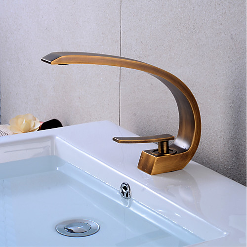 Bathroom Sink Faucet - Standard Antique Copper Centerset Single Handle One HoleBath Taps
Bathroom Sink Faucet - Standard Antique Copper Centerset Single Handle One HoleBath Taps