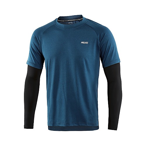 Arsuxeo Men's Long Sleeve Running Shirt 2 in 1 Patchwork Tee Tshirt Top Elastane Quick Dry Soft Reflective Strips Yoga Fitness Gym Workout Running Bodybuilding Sportswear Dark Grey Army Green Blue
Arsuxeo Men's Long Sleeve Running Shirt 2 in 1 Patchwork Tee Tshirt Top Elastane Quick Dry Soft Reflective Strips Yoga Fitness Gym Workout Running Bodybuilding Sportswear Dark Grey Army Green Blue