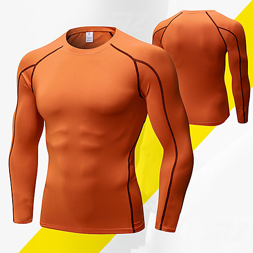 YUERLIAN Men's Running Shirt Athletic Underwear Base Layer Compression Clothing Elastane Winter Yoga Fitness Running Breathable Quick Dry Anatomic Design Sport Solid Color Black / Silver Black / Red
YUERLIAN Men's Running Shirt Athletic Underwear Base Layer Compression Clothing Elastane Winter Yoga Fitness Running Breathable Quick Dry Anatomic Design Sport Solid Color Black / Silver Black / Red