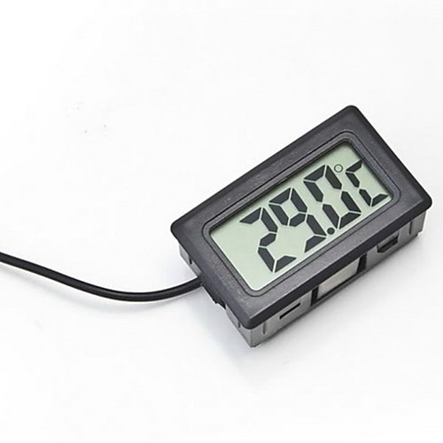 Digital Embedded Thermometer LCD Instant Read Refrigerator Aquarium Monitoring Display with Waterproof Detector
Digital Embedded Thermometer LCD Instant Read Refrigerator Aquarium Monitoring Display with Waterproof Detector
