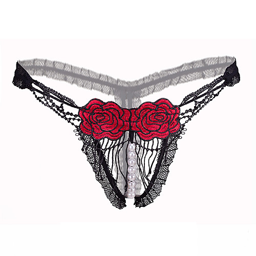 Women's Beaded / Cut Out / Flower G-strings & Thongs Panties / C-strings Panty - Normal Low Waist Purple Blushing Pink Fuchsia One-Size
Women's Beaded / Cut Out / Flower G-strings & Thongs Panties / C-strings Panty - Normal Low Waist Purple Blushing Pink Fuchsia One-Size