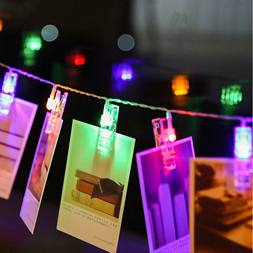 4M 40 pcs LED Photo String Lights 40 Photo Clips Battery Powered or USB Interface Fairy Twinkle LightsHanging Photos Cards and Artwork Warm White DC5V
4M 40 pcs LED Photo String Lights 40 Photo Clips Battery Powered or USB Interface Fairy Twinkle LightsHanging Photos Cards and Artwork Warm White DC5V