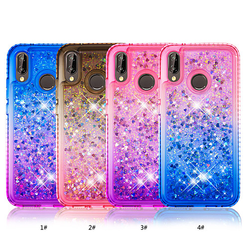 Кейс для Назначение Huawei P20 lite / P smart Стразы / Движущаяся жидкость Кейс на заднюю панель Градиент цвета Мягкий ТПУ для Huawei P20 lite / P smart
Кейс для Назначение Huawei P20 lite / P smart Стразы / Движущаяся жидкость Кейс на заднюю панель Градиент цвета Мягкий ТПУ для Huawei P20 lite / P smart