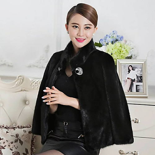 Long Sleeve Coats / Jackets Faux Fur Wedding / Party / Evening Women's Wrap With Solid
Long Sleeve Coats / Jackets Faux Fur Wedding / Party / Evening Women's Wrap With Solid