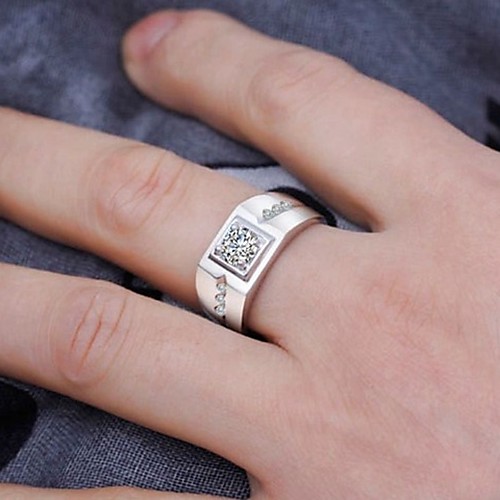 Ring AAA Cubic Zirconia Classic Silver Copper Rhinestone Stylish Classic 1pc 8 9 10 / Men's
Ring AAA Cubic Zirconia Classic Silver Copper Rhinestone Stylish Classic 1pc 8 9 10 / Men's