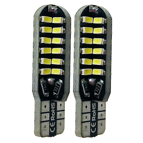 SENCART 2pcs T10 / BA9S Car Light Bulbs 6 W SMD 3014 280 lm 48 LED Side Marker Lights For General Motors All years
SENCART 2pcs T10 / BA9S Car Light Bulbs 6 W SMD 3014 280 lm 48 LED Side Marker Lights For General Motors All years