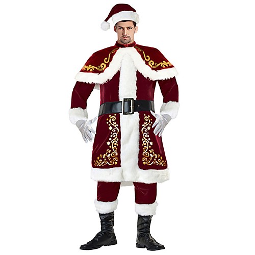 Santa Clothes Adults Adults' Men's Halloween Christmas Christmas Halloween Carnival Festival / Holiday Polyster Red Men's Easy Carnival Costumes Solid Colored Christmas / Waist Accessory / Top
Santa Clothes Adults Adults' Men's Halloween Christmas Christmas Halloween Carnival Festival / Holiday Polyster Red Men's Easy Carnival Costumes Solid Colored Christmas / Waist Accessory / Top