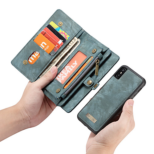 CaseMe Case For Apple iPhone XS / iPhone XR / iPhone XS Max Wallet / Card Holder / with Stand Full Body Cases Solid Colored Hard PU Leather
CaseMe Case For Apple iPhone XS / iPhone XR / iPhone XS Max Wallet / Card Holder / with Stand Full Body Cases Solid Colored Hard PU Leather