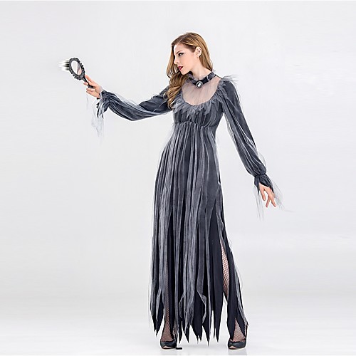 Witch Adults Adults' Women's Vacation Dress Halloween Christmas Christmas Halloween Carnival Festival / Holiday Polyster Gray Women's Easy Carnival Costumes Solid Colored Christmas / Neckwear
Witch Adults Adults' Women's Vacation Dress Halloween Christmas Christmas Halloween Carnival Festival / Holiday Polyster Gray Women's Easy Carnival Costumes Solid Colored Christmas / Neckwear