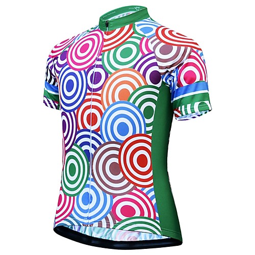 JESOCYCLING Women's Short Sleeve Cycling Jersey Summer Polyester Blue Rainbow Bike Jersey Top Mountain Bike MTB Road Bike Cycling Quick Dry Moisture Wicking Breathable Sports Clothing Apparel
JESOCYCLING Women's Short Sleeve Cycling Jersey Summer Polyester Blue Rainbow Bike Jersey Top Mountain Bike MTB Road Bike Cycling Quick Dry Moisture Wicking Breathable Sports Clothing Apparel