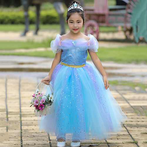 Cinderella Cosplay Costume Flower Girl Dress Kid's Girls' A-Line Slip Vacation Dress Halloween Christmas Halloween Carnival Festival / Holiday Tulle Cotton Blue / Pink Easy Carnival Costumes Princess
Cinderella Cosplay Costume Flower Girl Dress Kid's Girls' A-Line Slip Vacation Dress Halloween Christmas Halloween Carnival Festival / Holiday Tulle Cotton Blue / Pink Easy Carnival Costumes Princess