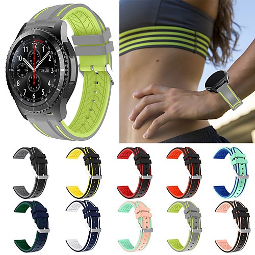 Ремешок для часов для Gear S3 Frontier / Gear S3 Classic Samsung Galaxy Спортивный ремешок / Классическая застежка силиконовый Повязка на запястье
Ремешок для часов для Gear S3 Frontier / Gear S3 Classic Samsung Galaxy Спортивный ремешок / Классическая застежка силиконовый Повязка на запястье