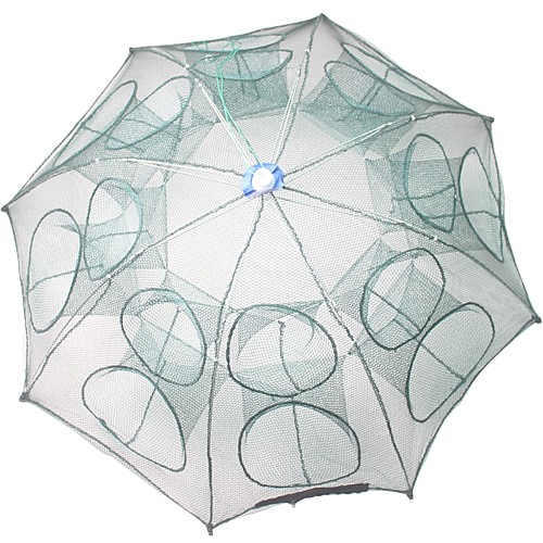 Fishing Folding Umbrella Crab Shrimp Trap Net 0.65 m Nylon 33 mm Portable Easy to Use 16 Holes
Fishing Folding Umbrella Crab Shrimp Trap Net 0.65 m Nylon 33 mm Portable Easy to Use 16 Holes