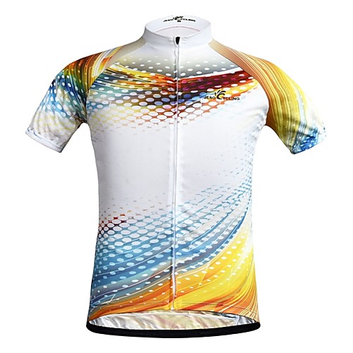 JESOCYCLING Men's Short Sleeve Cycling Jersey Summer Polyester White Bike Jersey Top Mountain Bike MTB Road Bike Cycling Quick Dry Moisture Wicking Breathable Sports Clothing Apparel / Stretchy
JESOCYCLING Men's Short Sleeve Cycling Jersey Summer Polyester White Bike Jersey Top Mountain Bike MTB Road Bike Cycling Quick Dry Moisture Wicking Breathable Sports Clothing Apparel / Stretchy