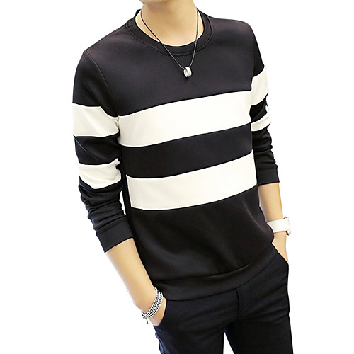 Men's Sweatshirt Color Block Round Neck Daily Weekend Hoodies Sweatshirts Long Sleeve White Black
Men's Sweatshirt Color Block Round Neck Daily Weekend Hoodies Sweatshirts Long Sleeve White Black