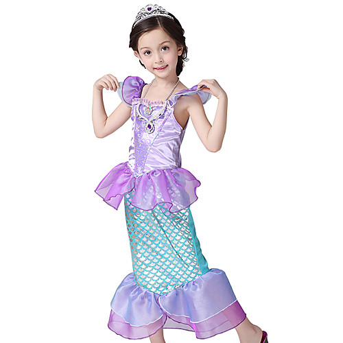 The Little Mermaid Cosplay Costume Halloween Props Flower Girl Dress Kids Elementary Girls' A-Line Slip Mermaid and Trumpet Gown Slip Vacation Dress Halloween Halloween Festival / Holiday Polyster
The Little Mermaid Cosplay Costume Halloween Props Flower Girl Dress Kids Elementary Girls' A-Line Slip Mermaid and Trumpet Gown Slip Vacation Dress Halloween Halloween Festival / Holiday Polyster