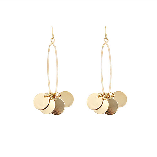 Women's Drop Earrings Coin Fashion Earrings Jewelry Silver / Gold For Party Causal 1 Pair
Women's Drop Earrings Coin Fashion Earrings Jewelry Silver / Gold For Party Causal 1 Pair