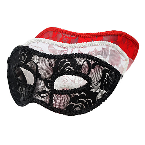 Lace Mask Masquerade Mask Inspired by Carnival White Black Halloween Carnival New Year Adults' Men's Women's
Lace Mask Masquerade Mask Inspired by Carnival White Black Halloween Carnival New Year Adults' Men's Women's