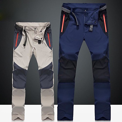 Men's Hiking Pants Trousers Patchwork Summer Outdoor Quick Dry Lightweight Breathable Stretchy Spandex Zipper Pocket Elastic Waist Pants / Trousers Bottoms Dark Gray Khaki Dark Blue Camping / Hiking
Men's Hiking Pants Trousers Patchwork Summer Outdoor Quick Dry Lightweight Breathable Stretchy Spandex Zipper Pocket Elastic Waist Pants / Trousers Bottoms Dark Gray Khaki Dark Blue Camping / Hiking