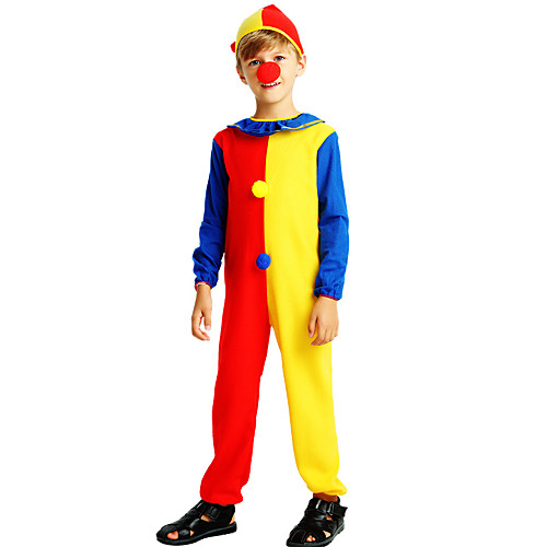Burlesque Clown Circus Party Costume Kid's Boys' Funny & Reluctant Halloween Christmas Halloween Carnival Festival / Holiday Polyster Blue Easy Carnival Costumes Color Block / Leotard / Onesie / Hat
Burlesque Clown Circus Party Costume Kid's Boys' Funny & Reluctant Halloween Christmas Halloween Carnival Festival / Holiday Polyster Blue Easy Carnival Costumes Color Block / Leotard / Onesie / Hat