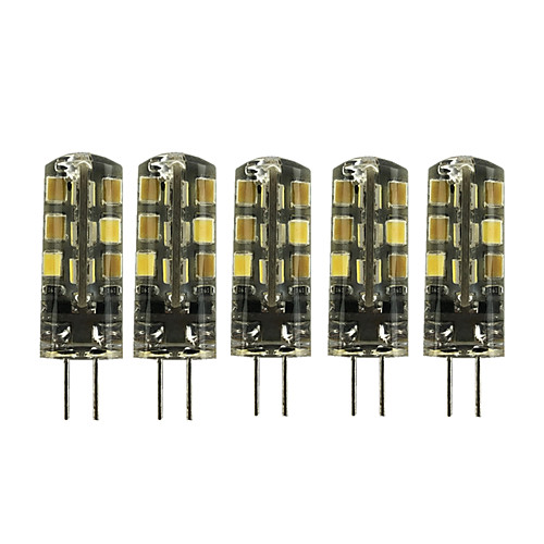 5pcs 2W 180LM G4 LED Corn Lights LED Bi-pin Lights 24 leds SMD 2835 Dimmable Warm White Cold White DC 12V
5pcs 2W 180LM G4 LED Corn Lights LED Bi-pin Lights 24 leds SMD 2835 Dimmable Warm White Cold White DC 12V