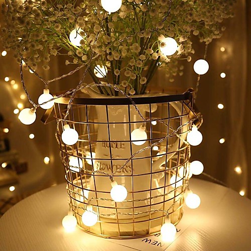 Holiday Light Chain Ball LED String Lighting6M USB Lamp Bulb Light String Waterproof Outdoor Wedding Christmas Led String
Holiday Light Chain Ball LED String Lighting6M USB Lamp Bulb Light String Waterproof Outdoor Wedding Christmas Led String