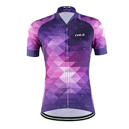 cheji Women's Short Sleeve Cycling Jersey Purple Red Green Bike Jersey Top Breathable Sports Lycra Mountain Bike MTB Road Bike Cycling Clothing Apparel
cheji Women's Short Sleeve Cycling Jersey Purple Red Green Bike Jersey Top Breathable Sports Lycra Mountain Bike MTB Road Bike Cycling Clothing Apparel