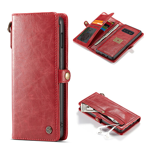 Caseme Case For Samsung Galaxy Galaxy S10 / Galaxy S10 Plus / Galaxy S10 E Wallet / Card Holder / Shockproof Full Body Cases Solid Colored Hard PU Leather
Caseme Case For Samsung Galaxy Galaxy S10 / Galaxy S10 Plus / Galaxy S10 E Wallet / Card Holder / Shockproof Full Body Cases Solid Colored Hard PU Leather
