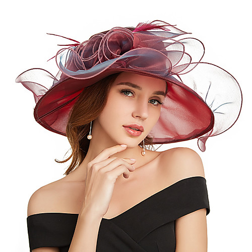 Organza Kentucky Derby Hat / Fascinators / Headdress with Flower / Tiered 1 Piece Party / Evening / Business / Ceremony / Wedding Headpiece
Organza Kentucky Derby Hat / Fascinators / Headdress with Flower / Tiered 1 Piece Party / Evening / Business / Ceremony / Wedding Headpiece